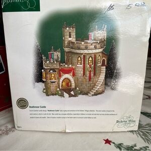 Department 56 Heathmoor Castle with Red and Brown Accents